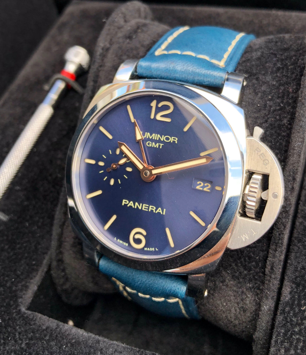 Panerai Luminor Marina 1950 PAM 688 Steel 42mm Blue Sunburst