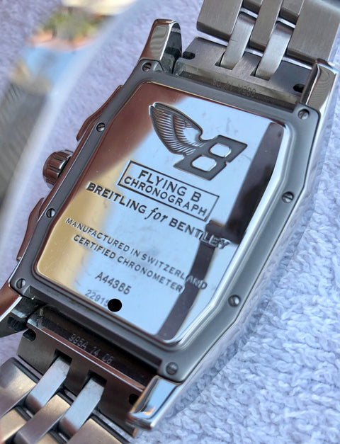 Breitling Bentley Flying B Chronograph A44365 Blue & Steel