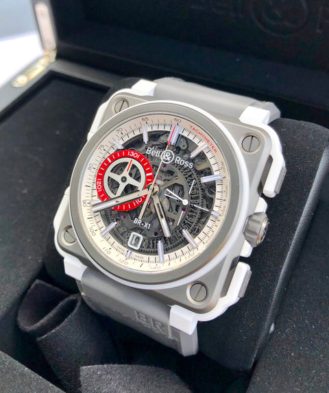 Bell & Ross BRX1-WHC-TI White Hawk Skeletonized Chronograph
