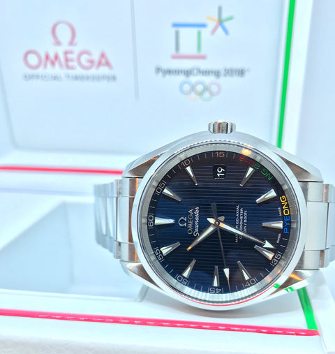 Omega Seamaster Aqua Terra Limited Edition 2018 PyeongChang Olympics