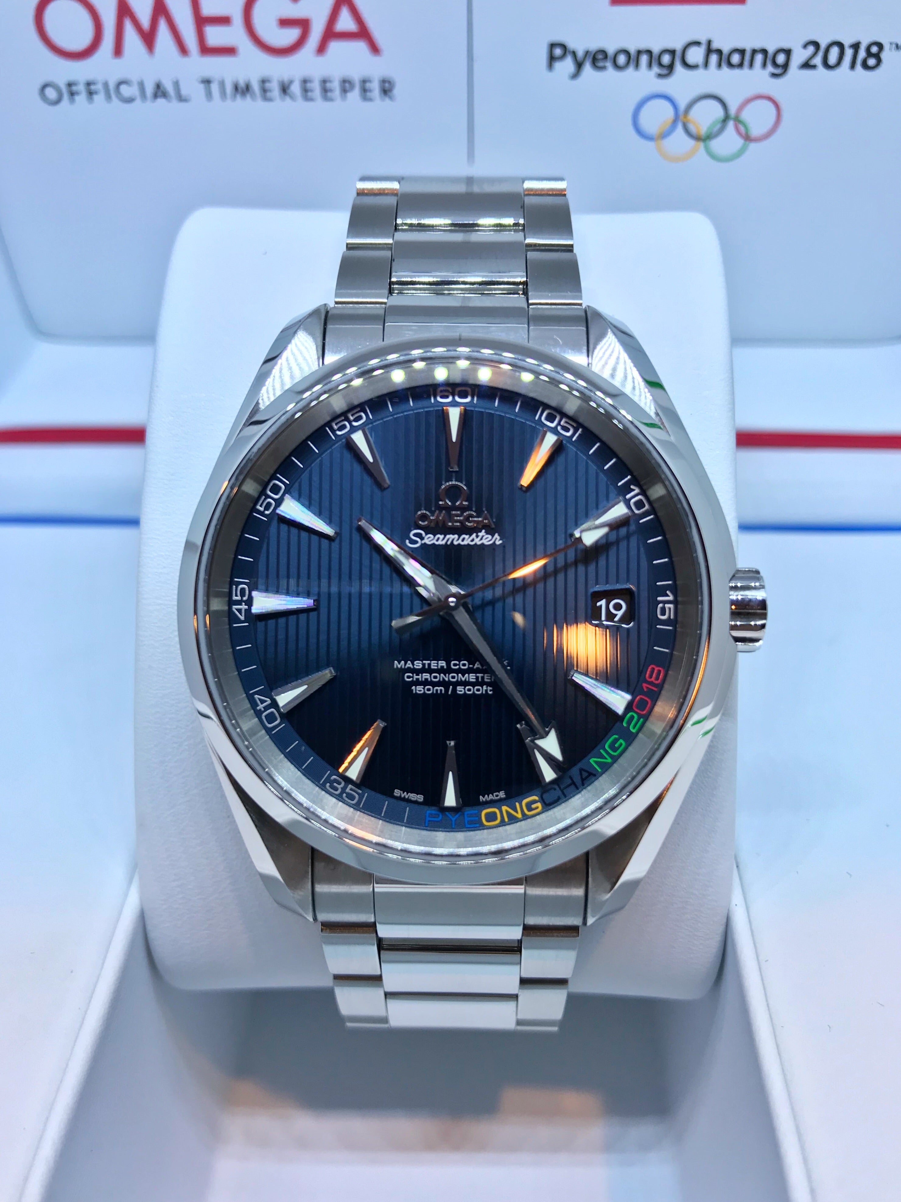 omega seamaster aqua terra pyeongchang 2018 limited edition