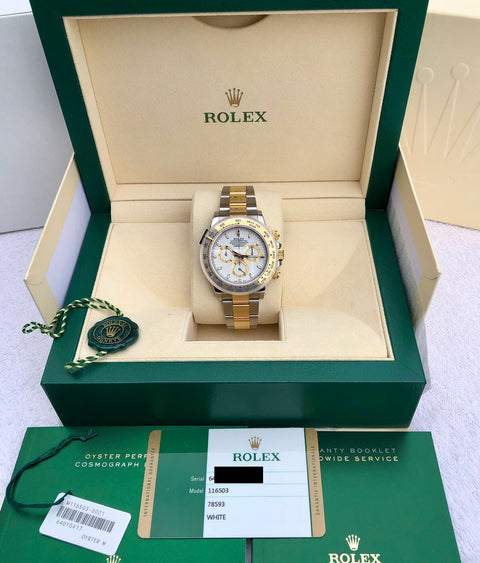 Rolex Daytona Cosmograph 116503 Two-Tone Gold Steel