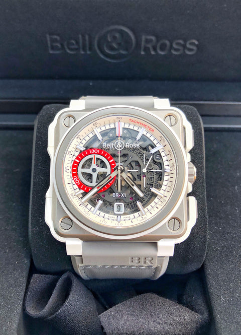 Bell & Ross BRX1-WHC-TI White Hawk Skeletonized Chronograph