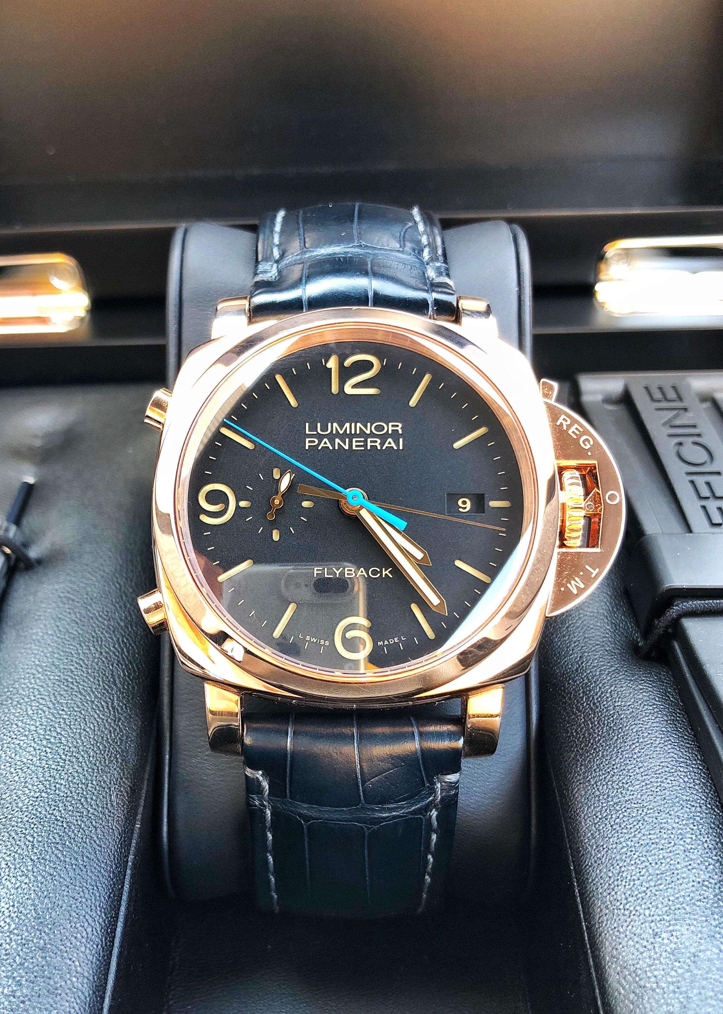 Flyback Panerai 525 Panerai Luminor 1950 Oro Rosso PAM 525