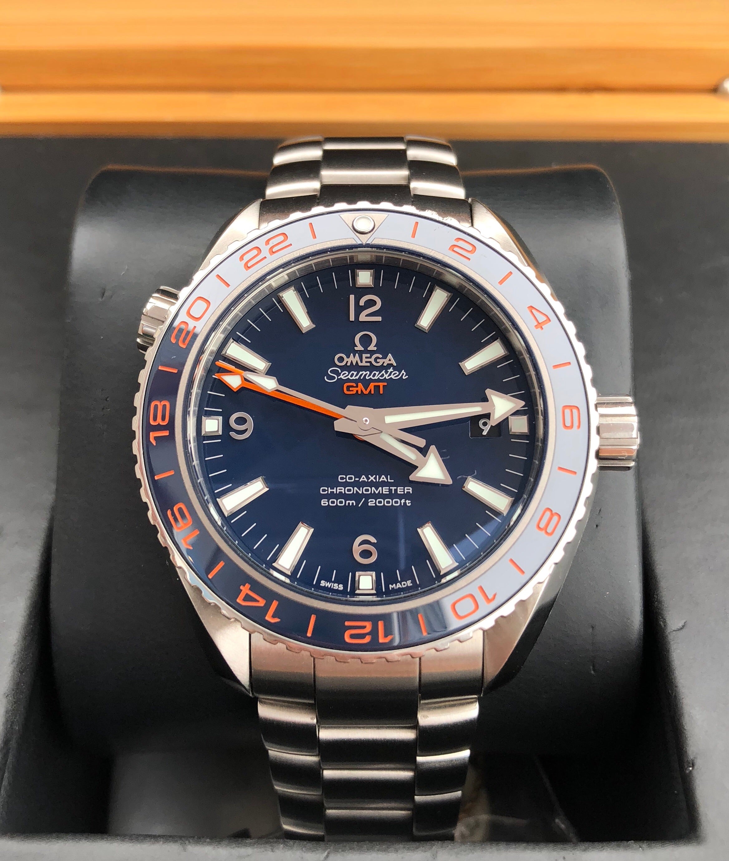 Omega Seamaster Planet Ocean GMT Good Planet– Knight Watch Collection - Main Image